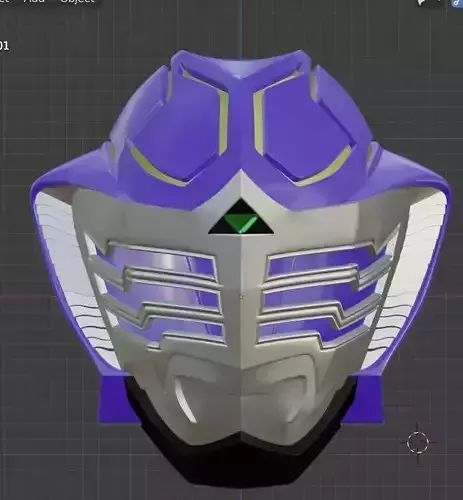 Kamen rider Ouja 3D printable cosplay helmet 3D print model