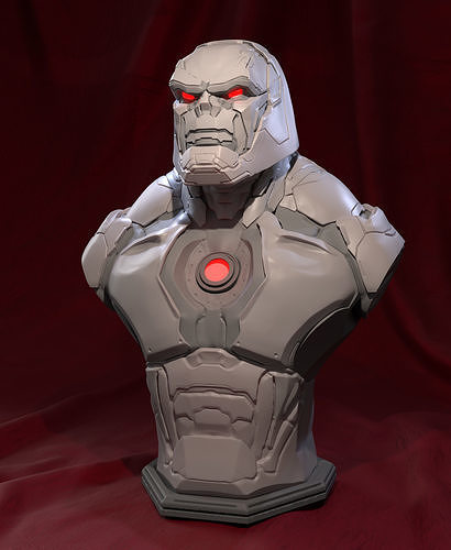 Darkseid Bust Mecha 3D print model