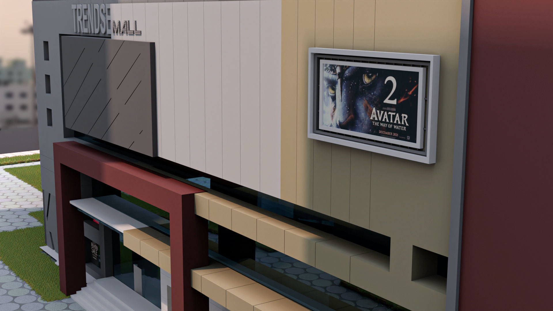 Shopping Mall 3D model_6