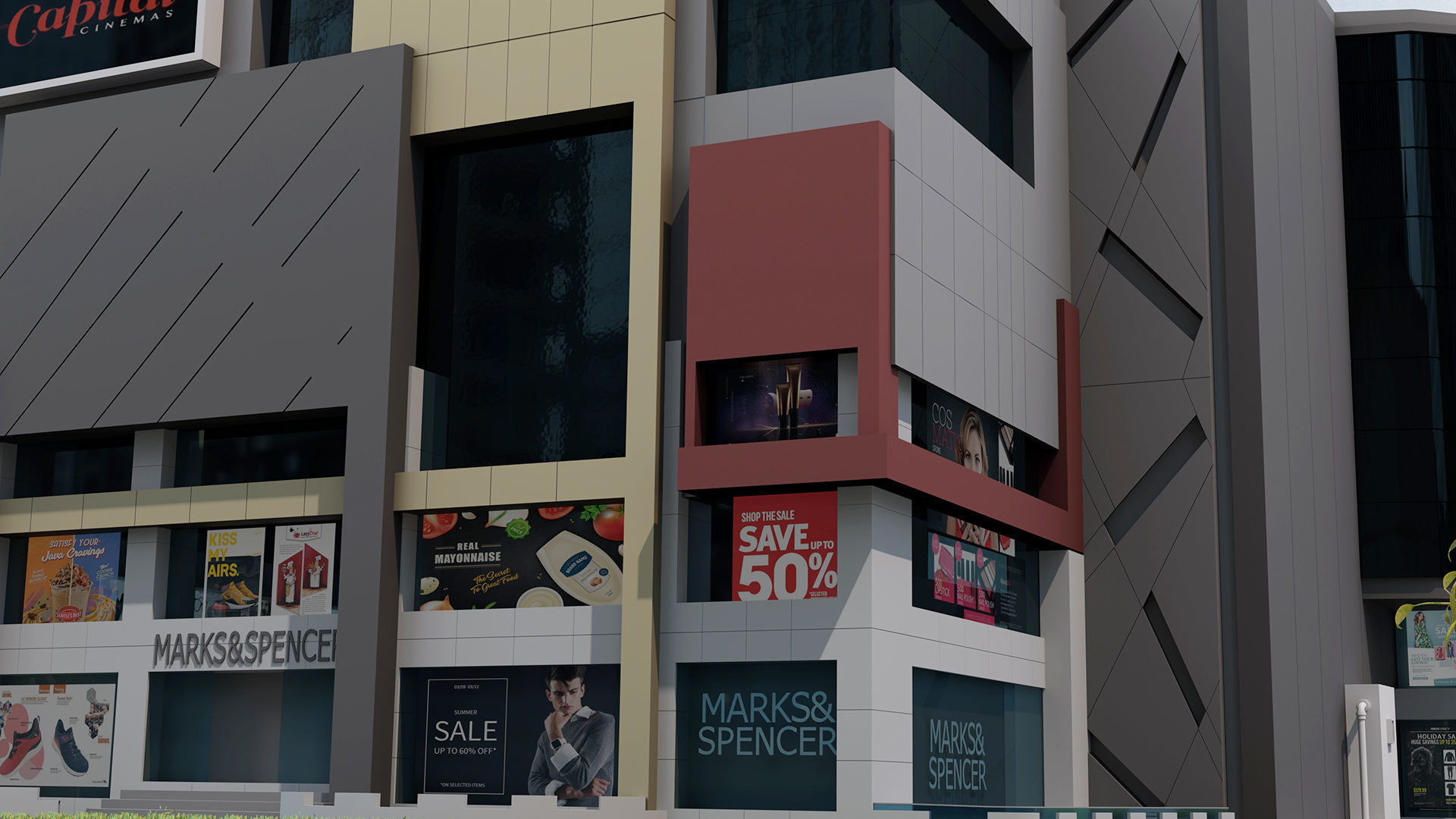 Shopping Mall 3D model_3