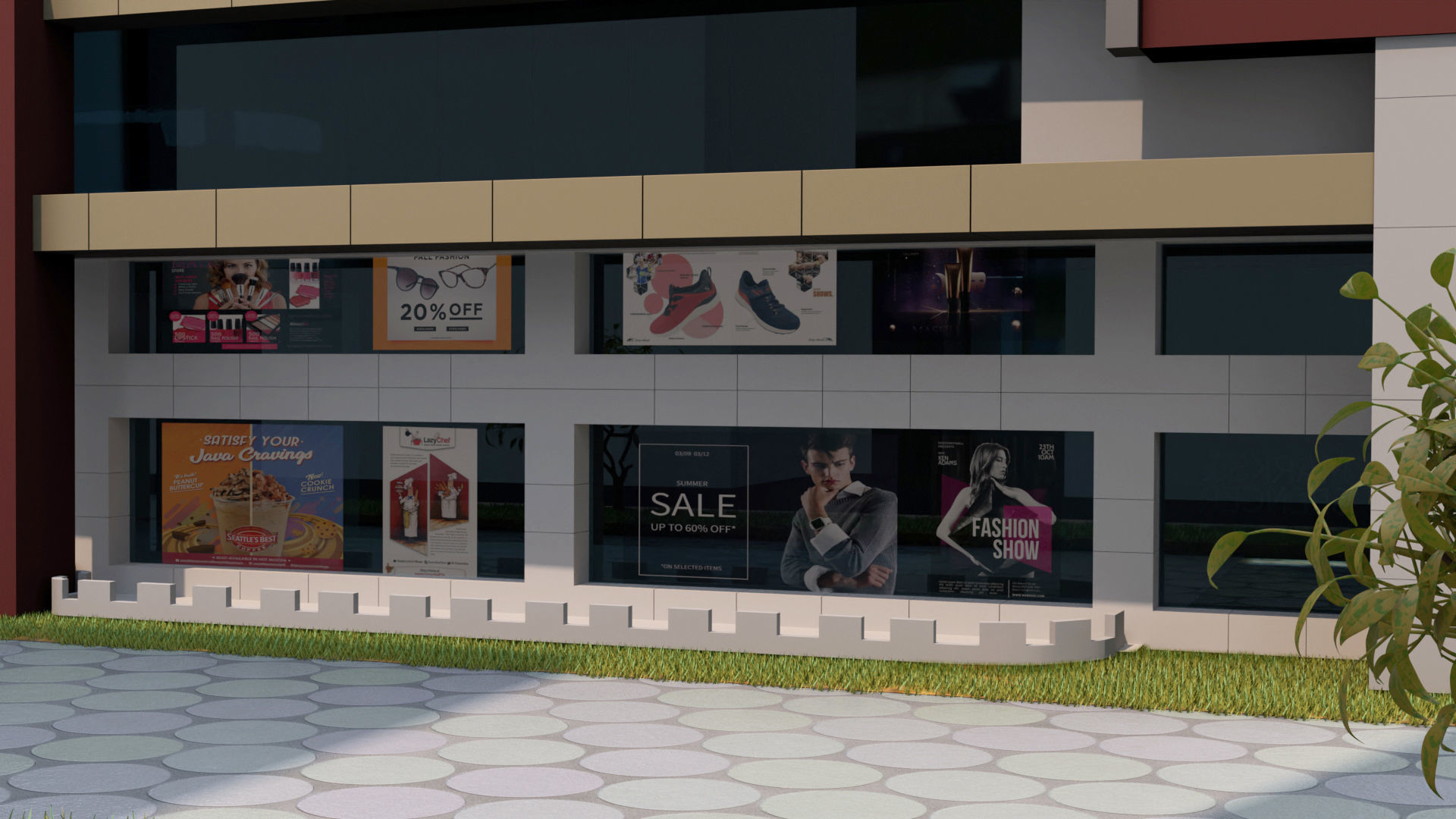 Shopping Mall 3D model_5