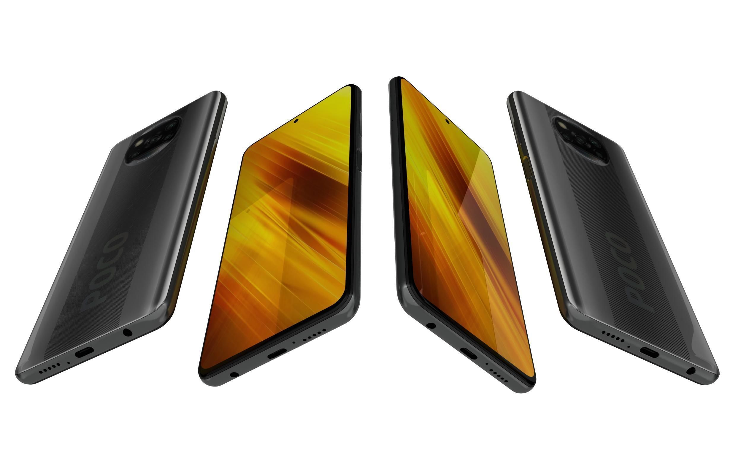 Xiaomi Poco F3 And X3 3D model_45