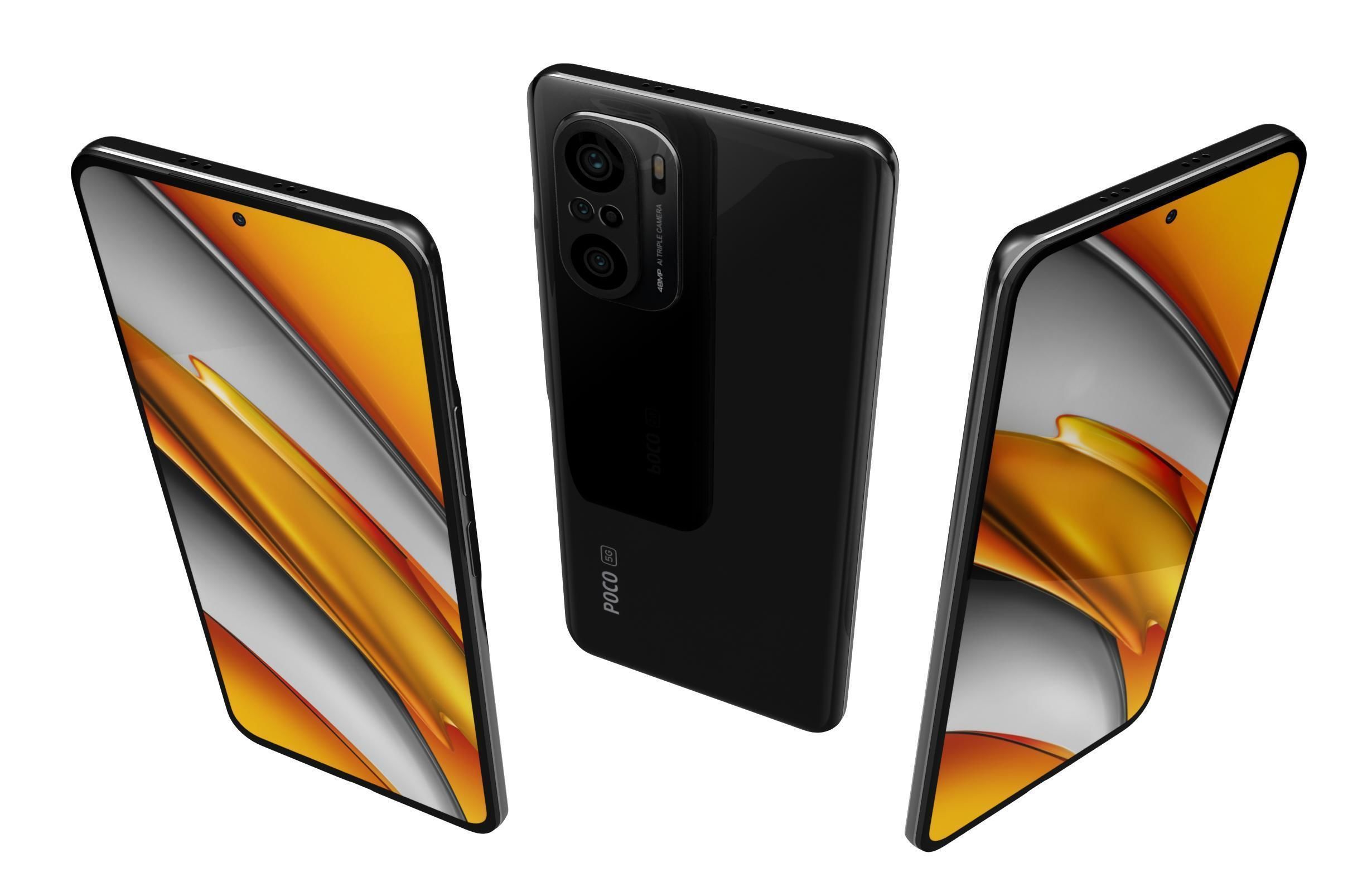 Xiaomi Poco F3 And X3 3D model_5