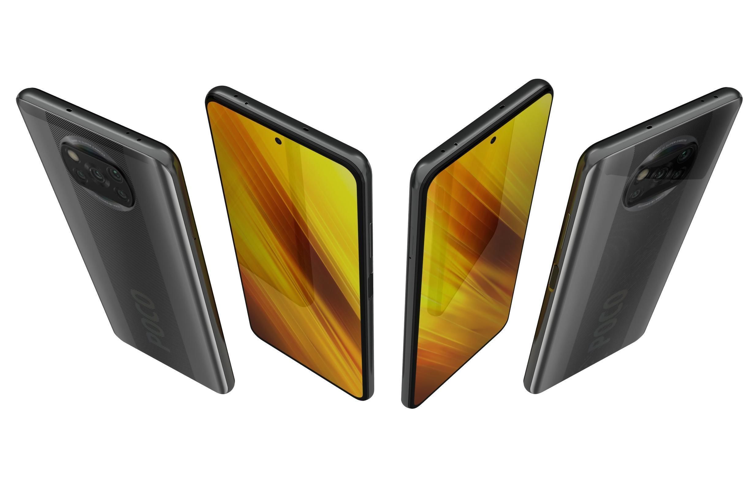 Xiaomi Poco F3 And X3 3D model_43