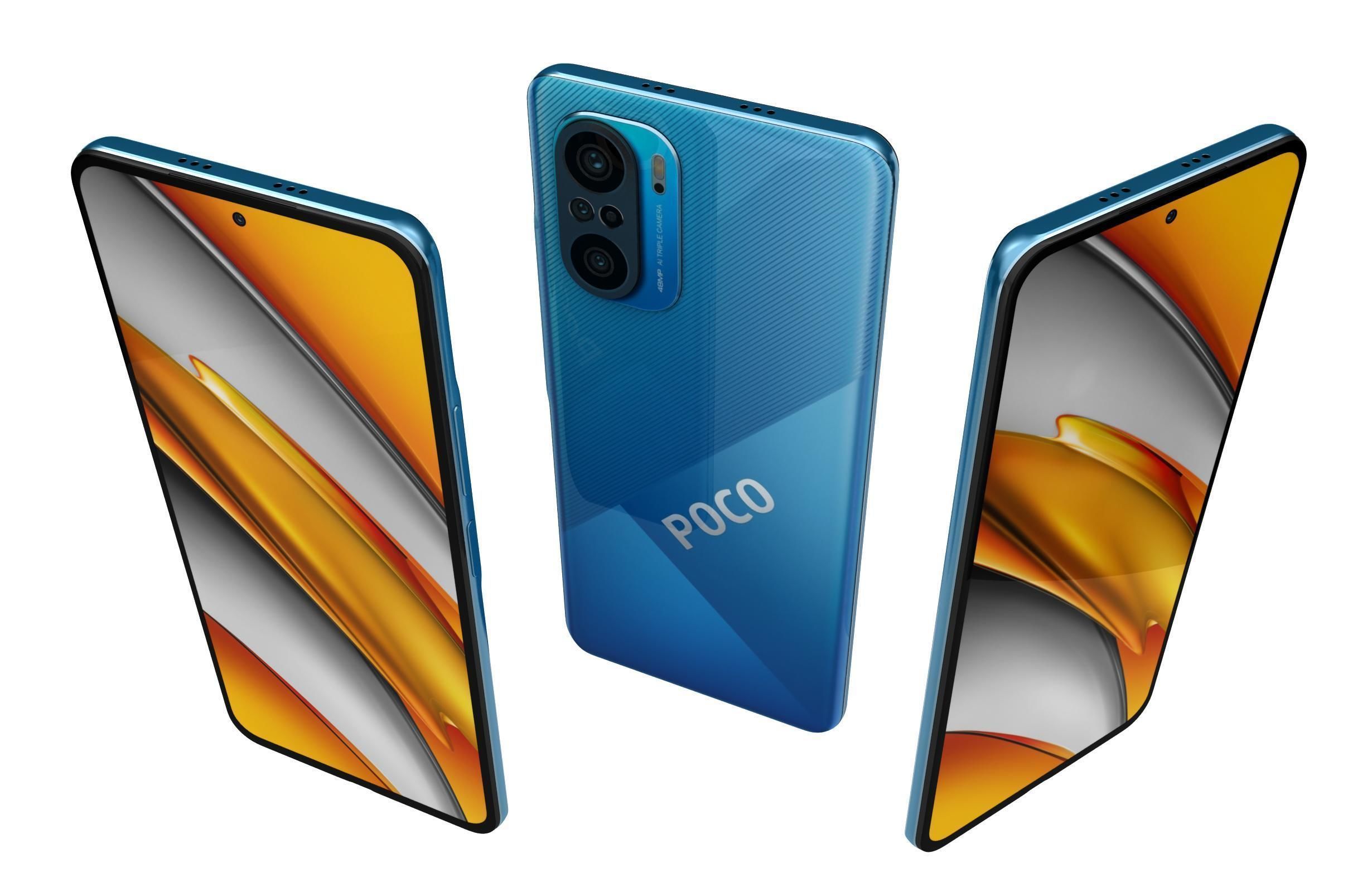 Xiaomi Poco F3 And X3 3D model_6