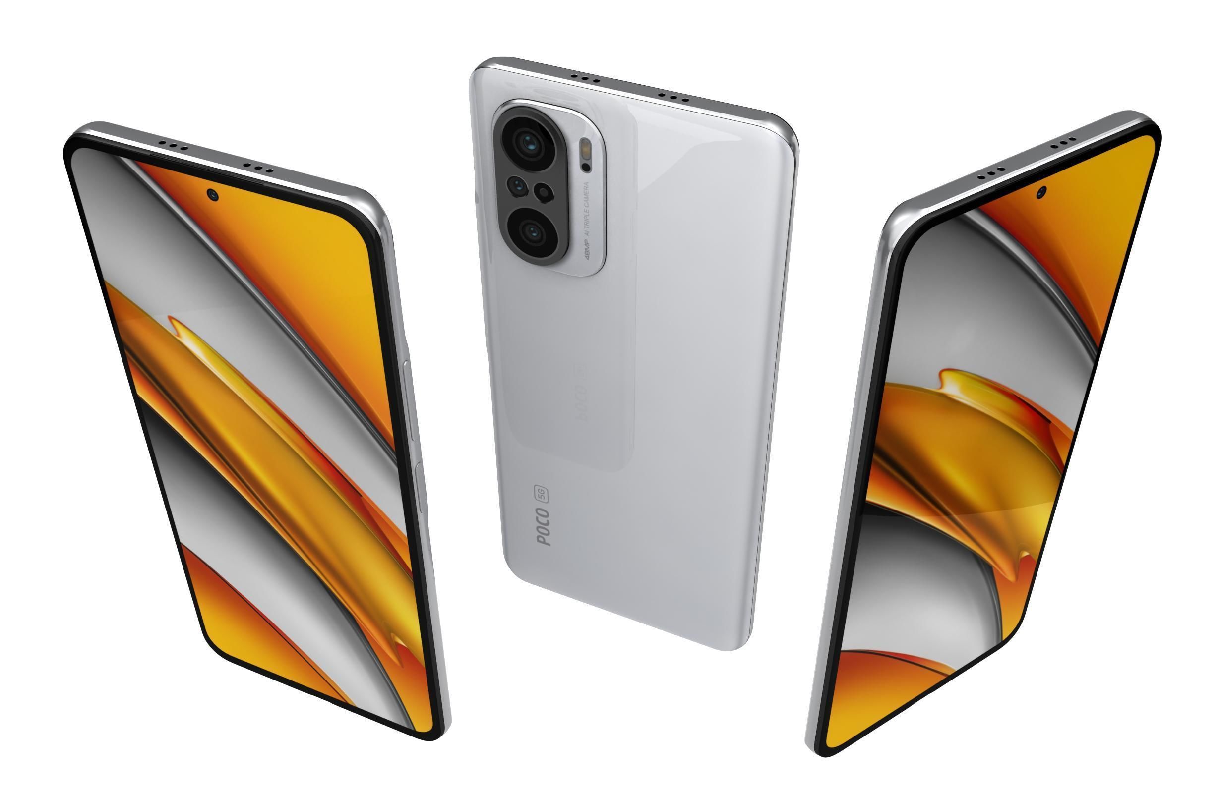 Xiaomi Poco F3 And X3 3D model_4