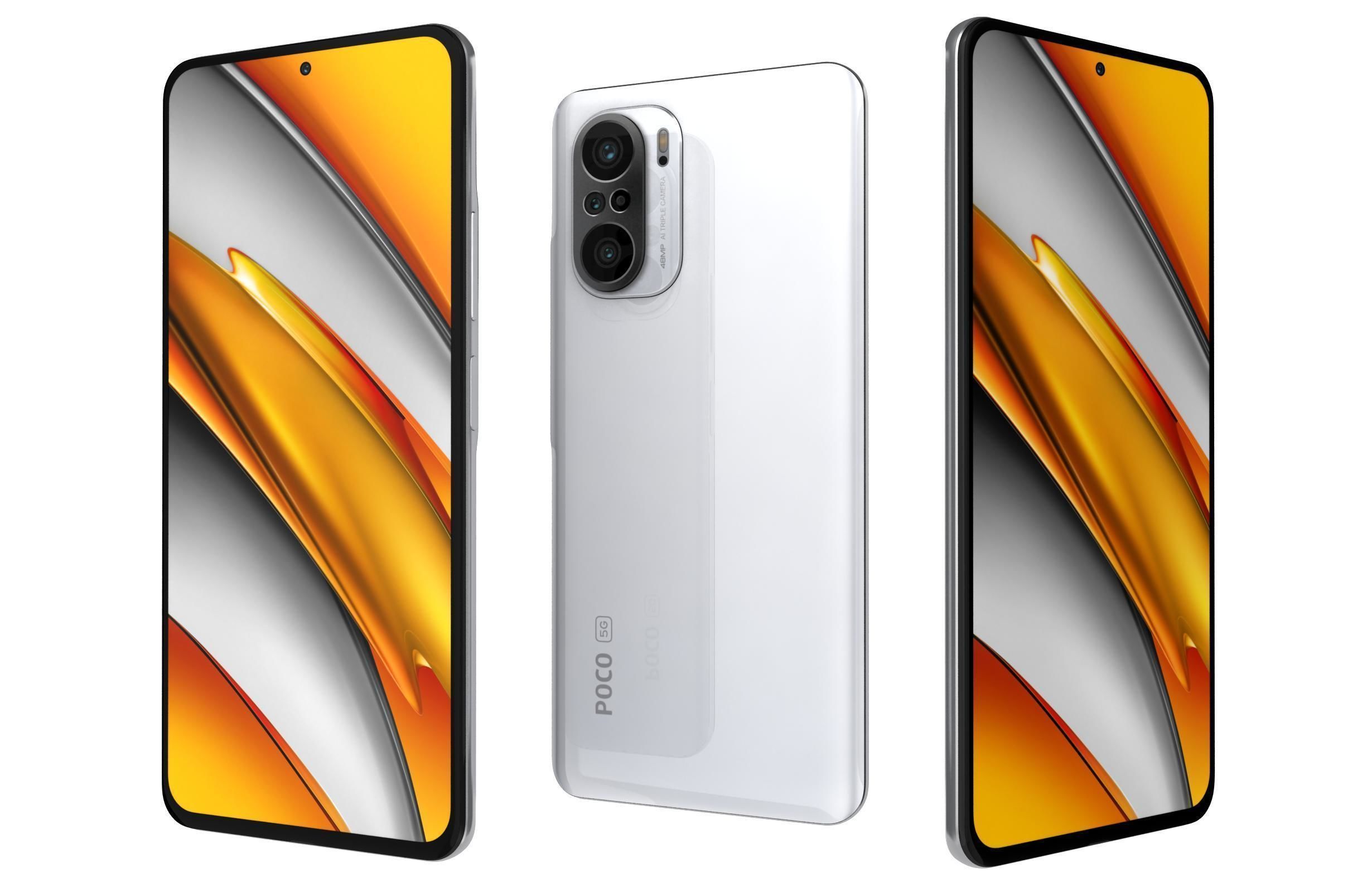 Xiaomi Poco F3 And X3 3D model_1