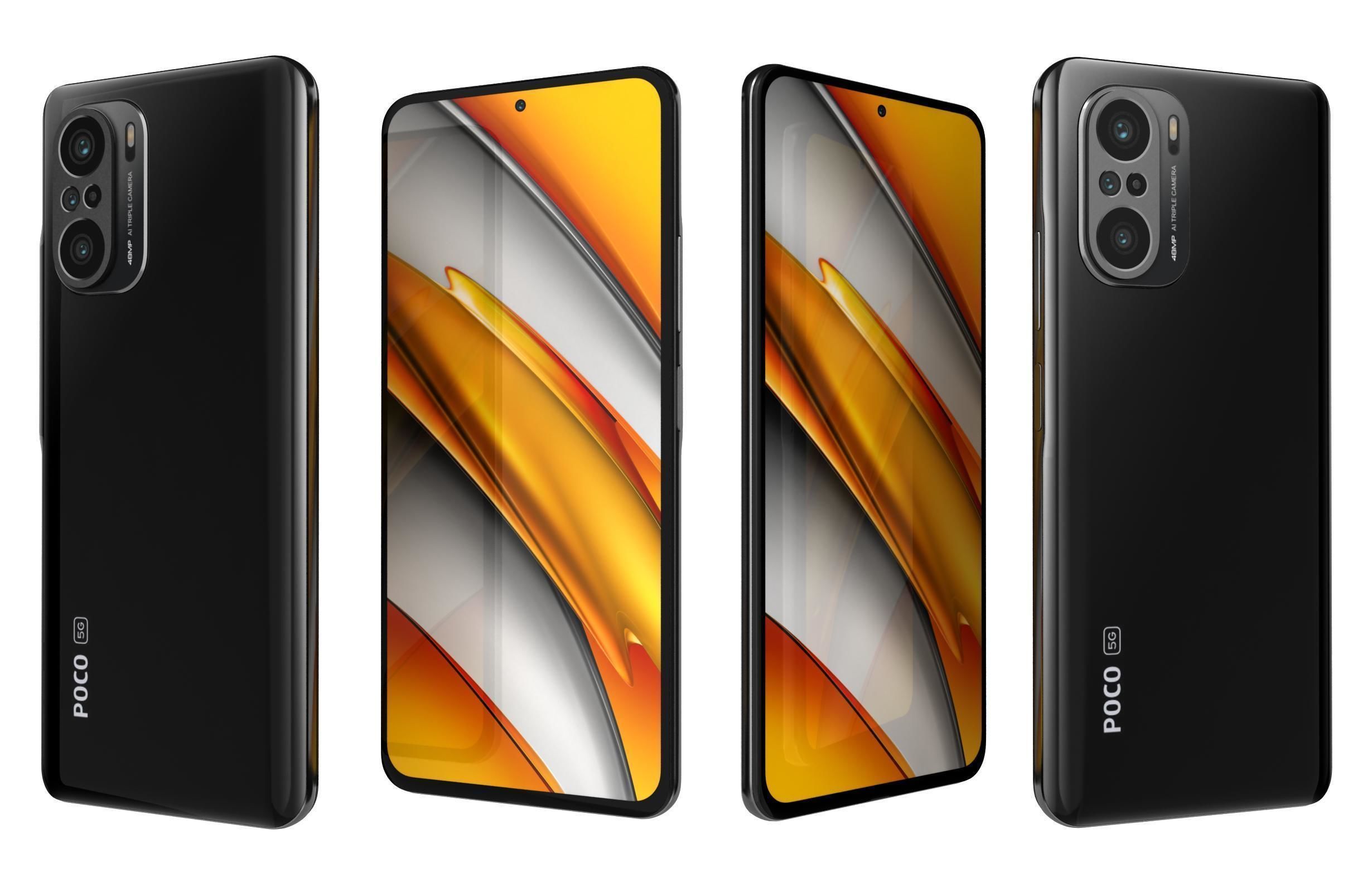 Xiaomi Poco F3 And X3 3D model_11