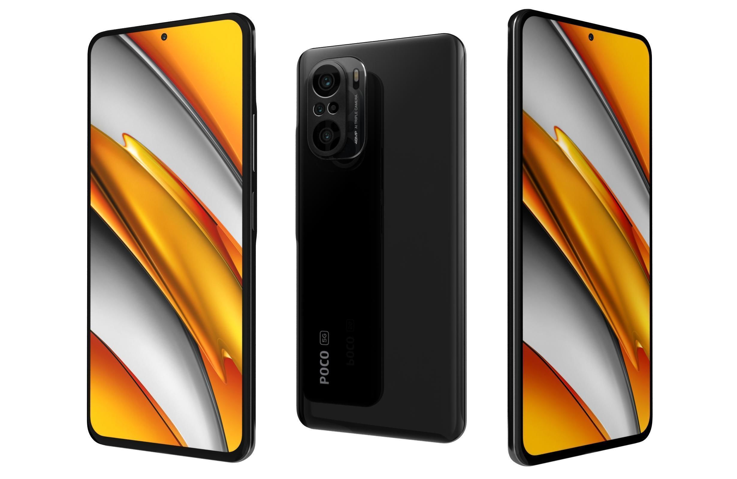 Xiaomi Poco F3 And X3 3D model_2