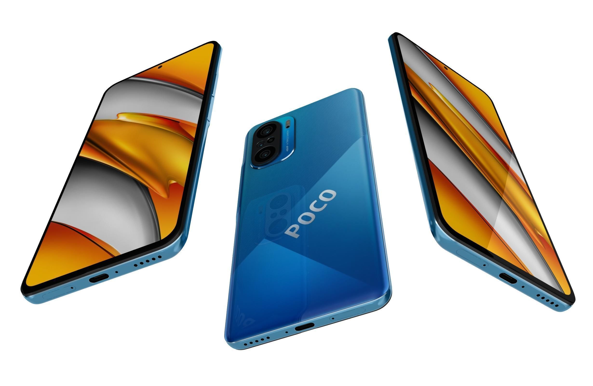 Xiaomi Poco F3 And X3 3D model_9