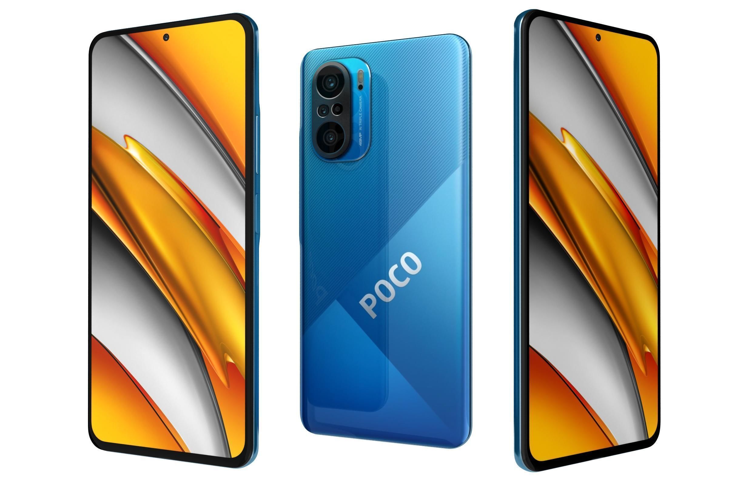 Xiaomi Poco F3 And X3 3D model_3