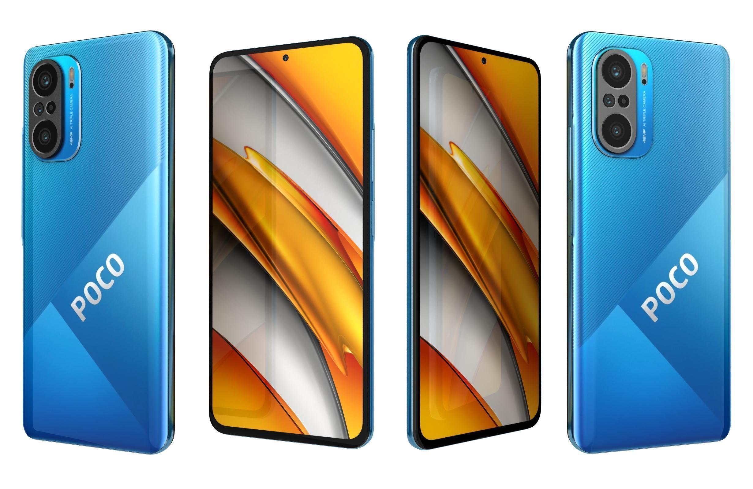 Xiaomi Poco F3 And X3 3D model_12