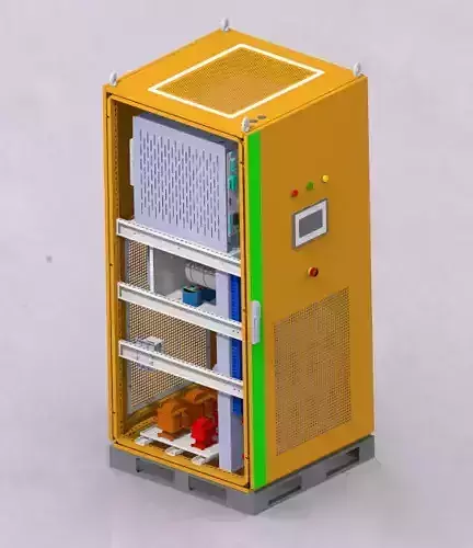 APF100 three-phase four-wire power supply system 3D model