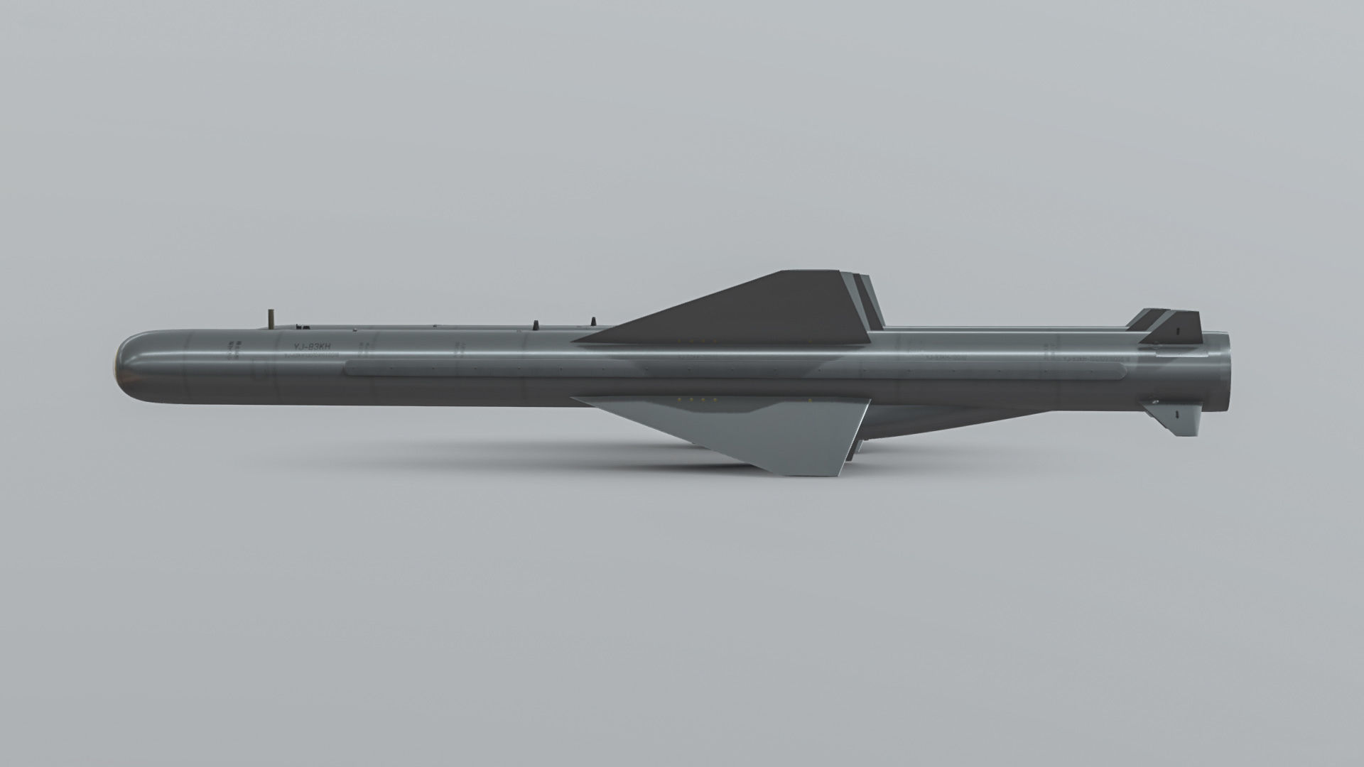 CM-802AKG - C-802AK Air Launched Cruise Missiles 3D model_3