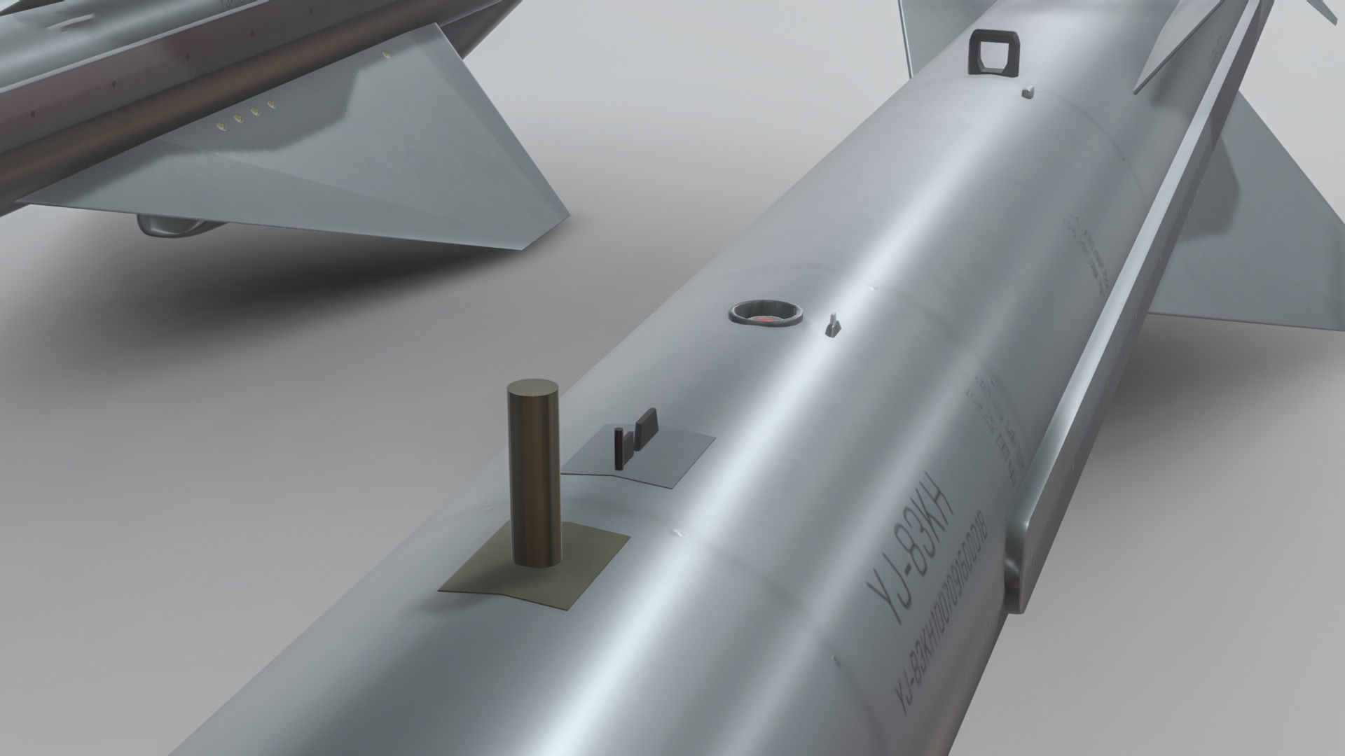 CM-802AKG - C-802AK Air Launched Cruise Missiles 3D model_9