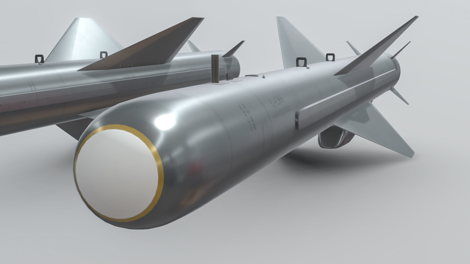 CM-802AKG - C-802AK Air Launched Cruise Missiles 3D model_8