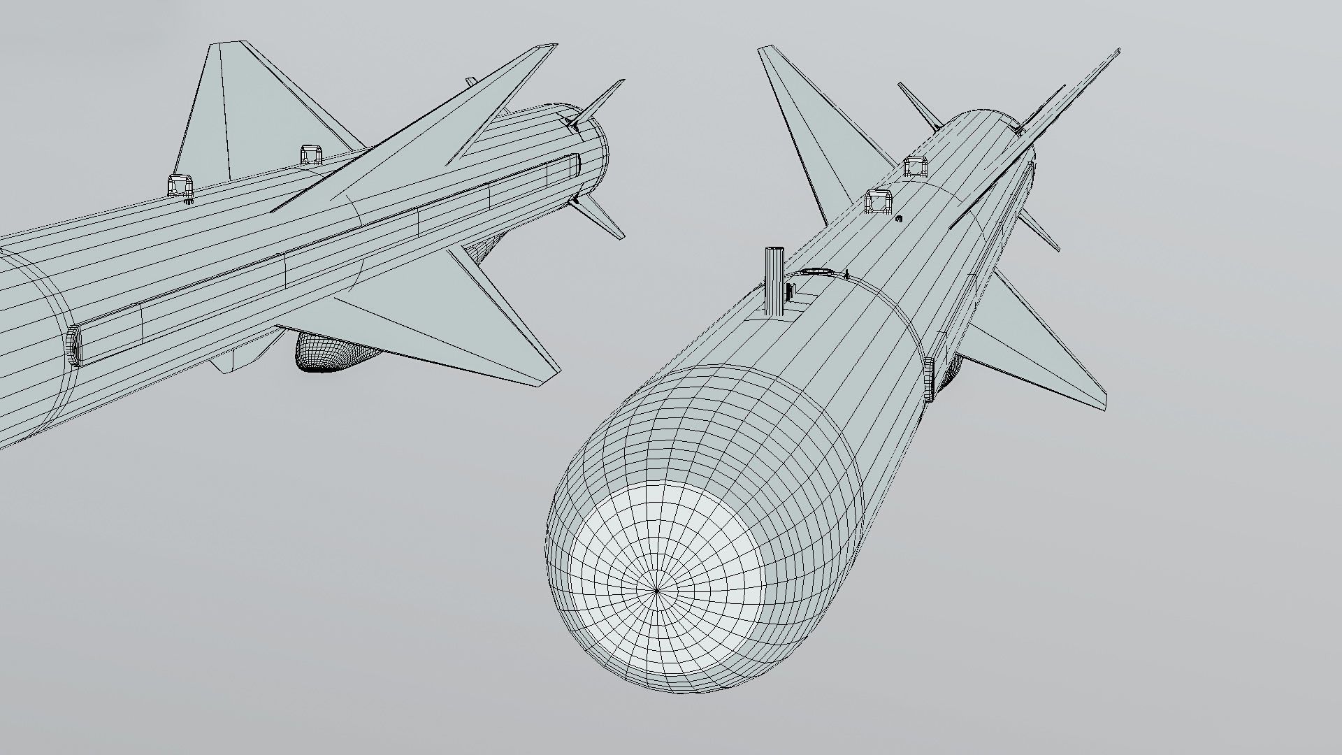 CM-802AKG - C-802AK Air Launched Cruise Missiles 3D model_17