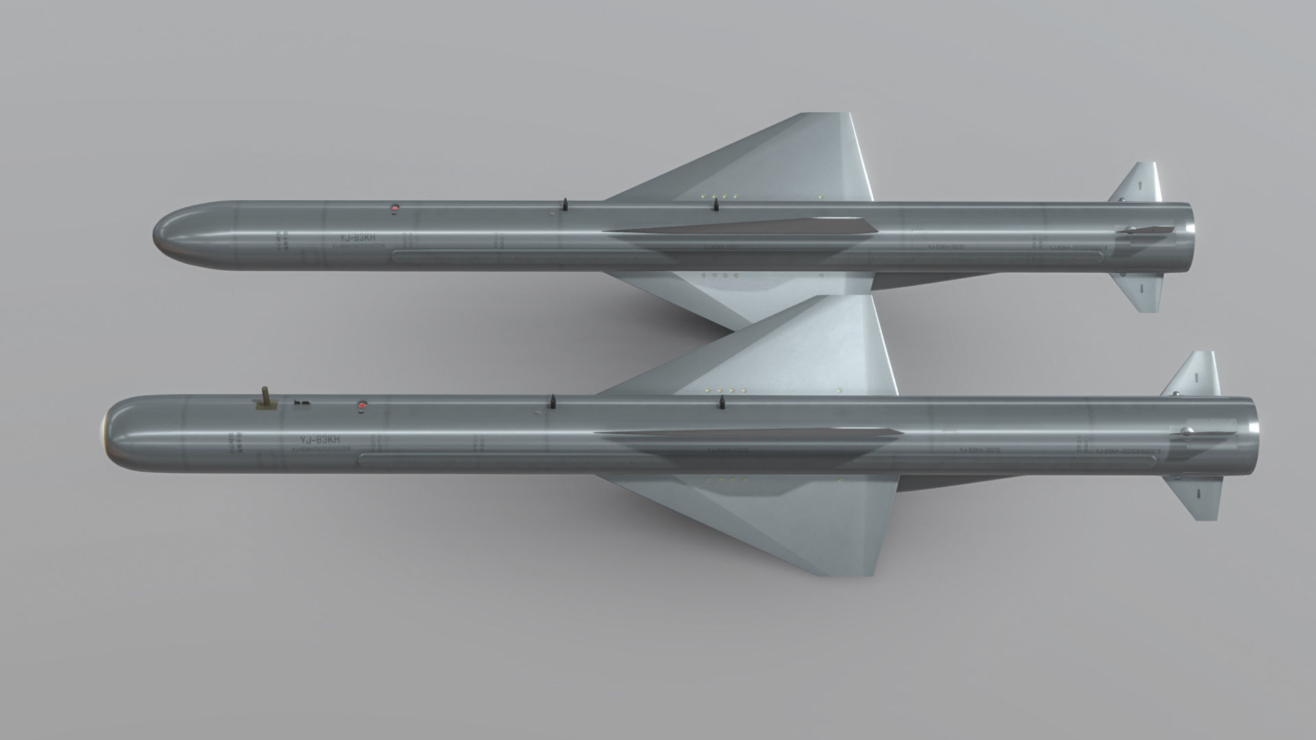 CM-802AKG - C-802AK Air Launched Cruise Missiles 3D model_11