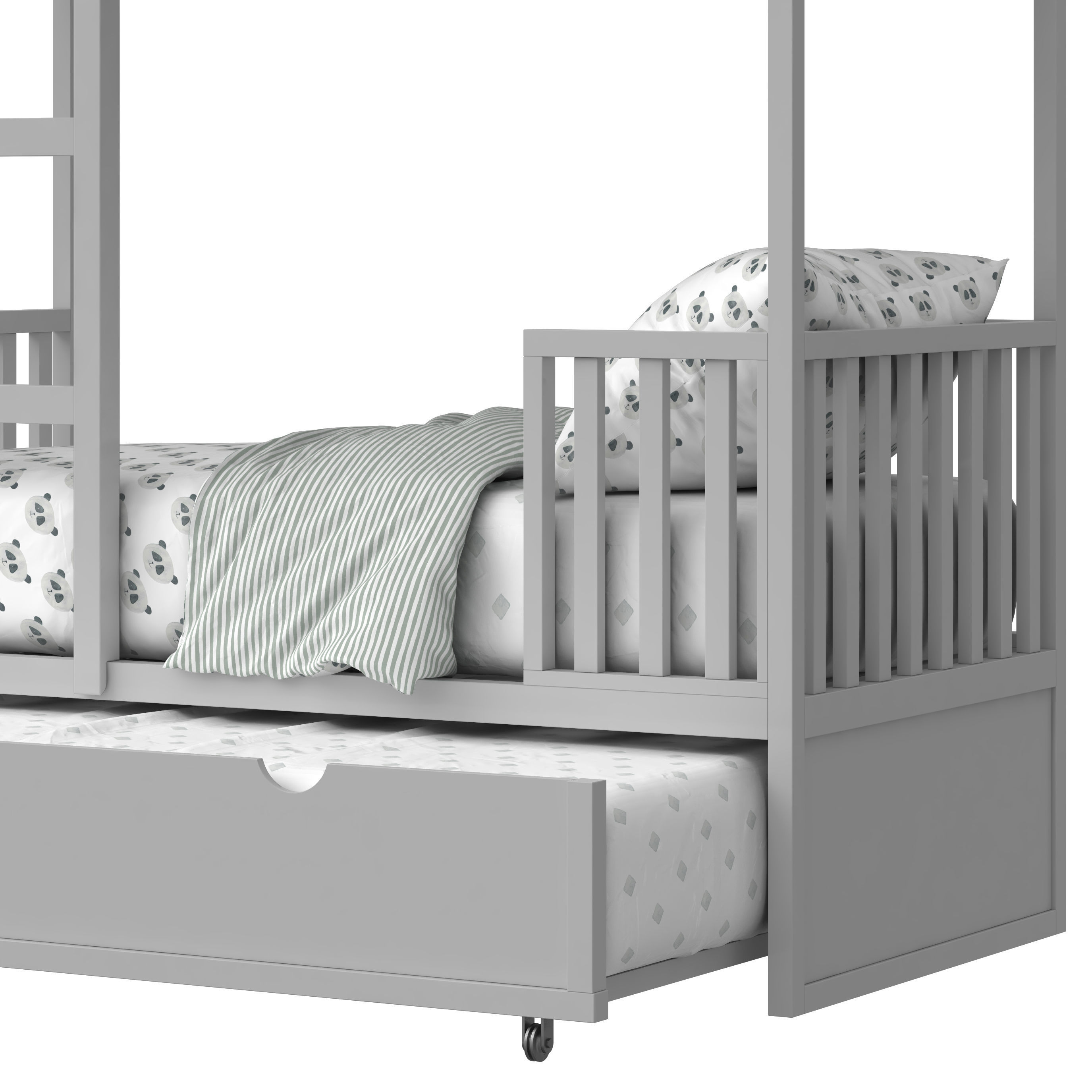 benliche bunk bed 3D model_2