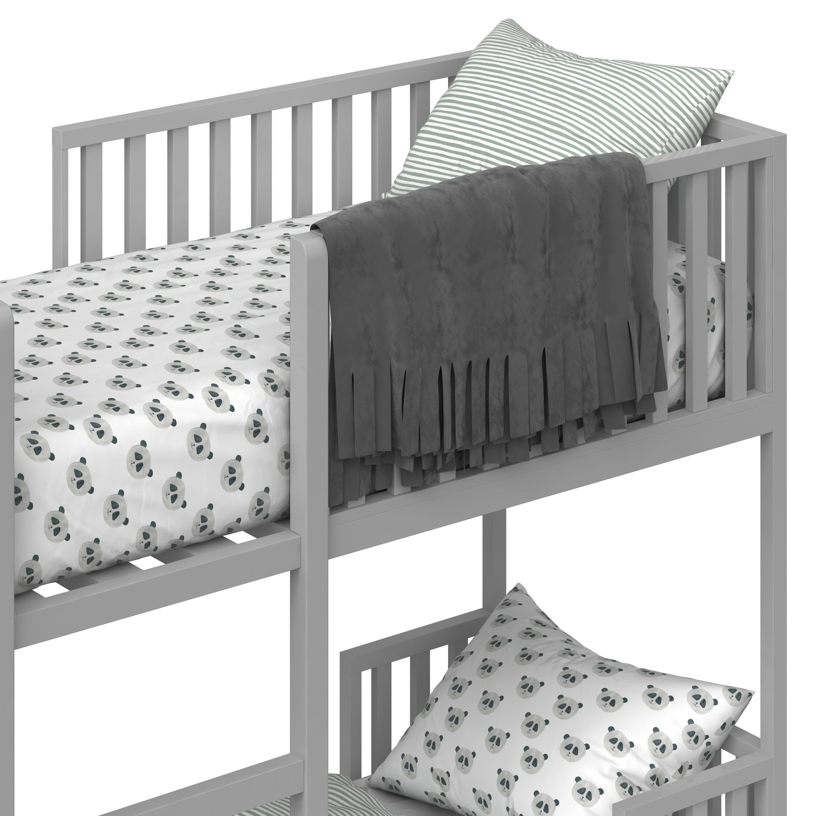 benliche bunk bed 3D model_1