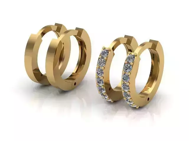 Round earrings 