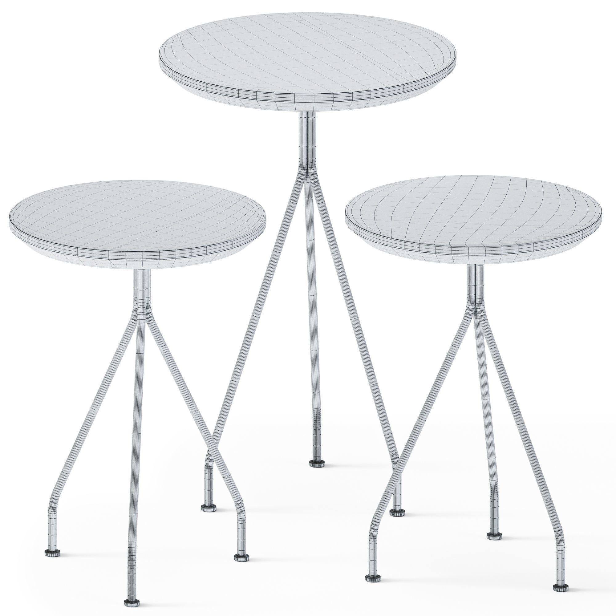 Coffee Table Orange by Dienne Salotti 3D model_2