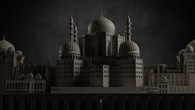 3d mahal shah palace in abu dhabi 3D model