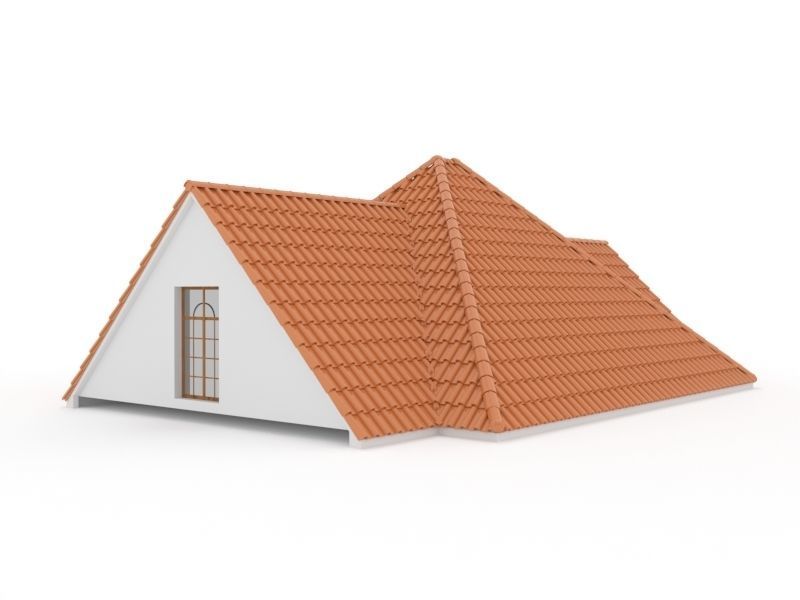 Realistic Roof Shingles 1 3D model_3