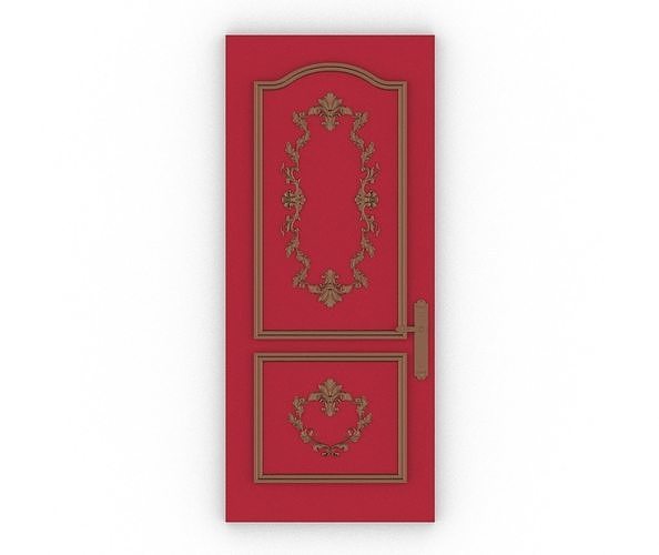 Ornate Door Free 3D model