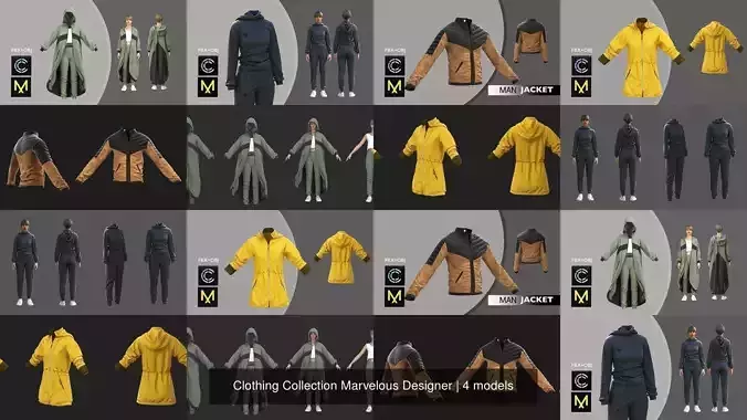 Clothing Collection Marvelous Designer