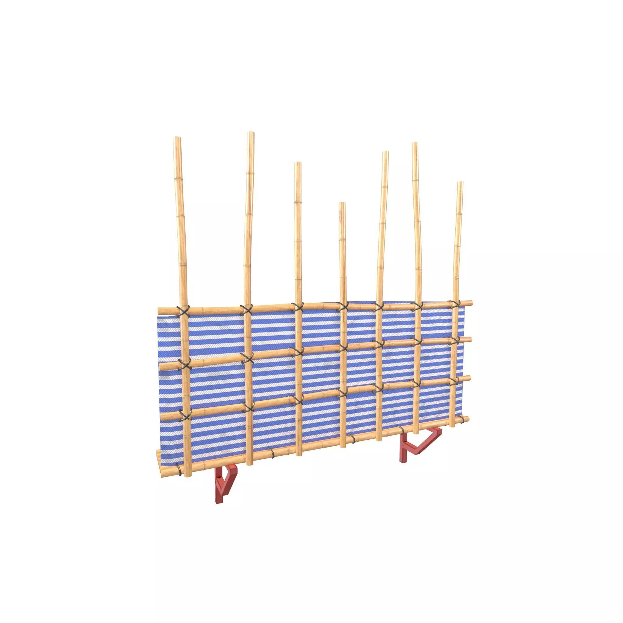 Scaffold v2 001 Low-poly 3D model_0