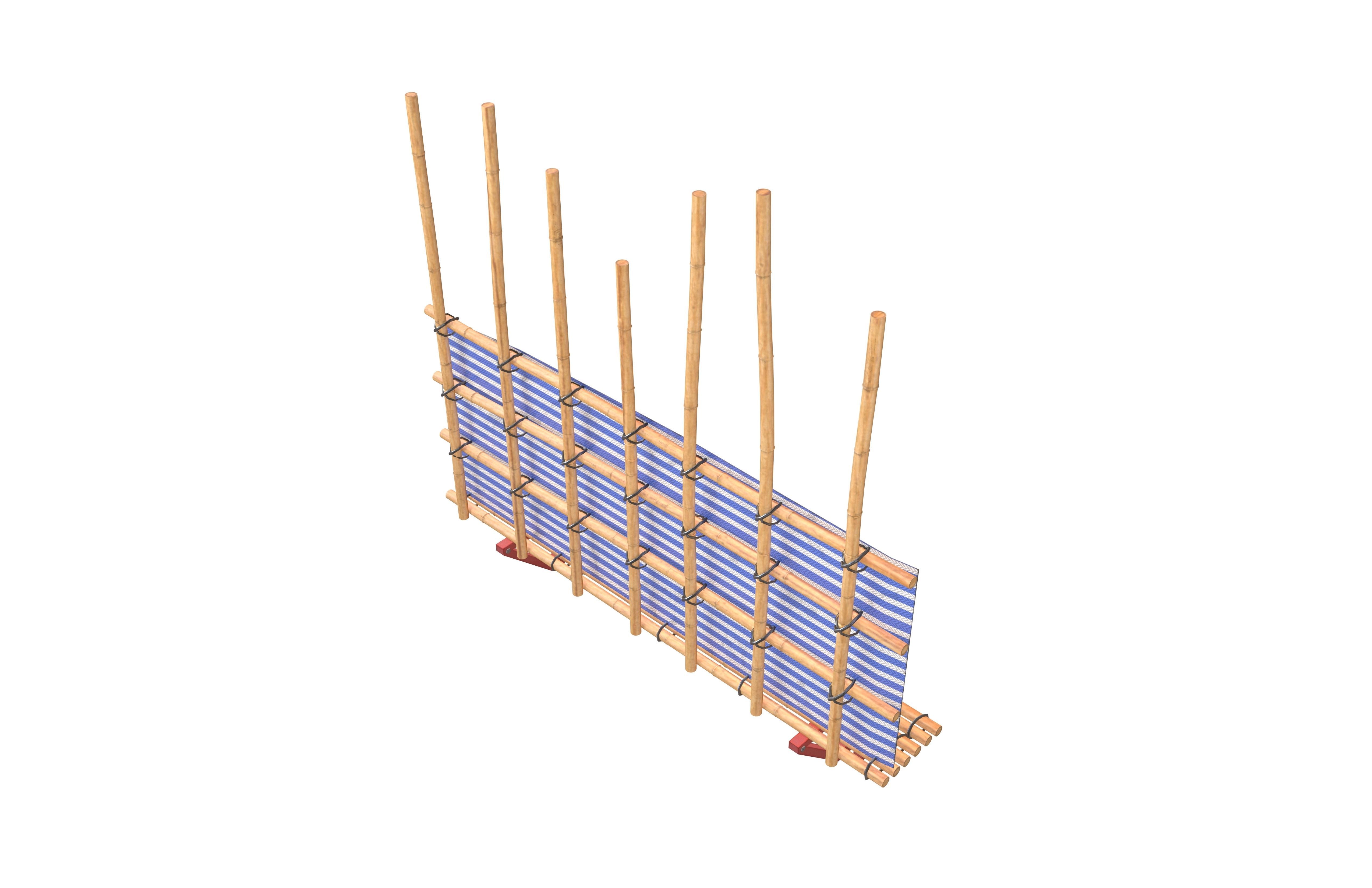 Scaffold v2 001 Low-poly 3D model_1