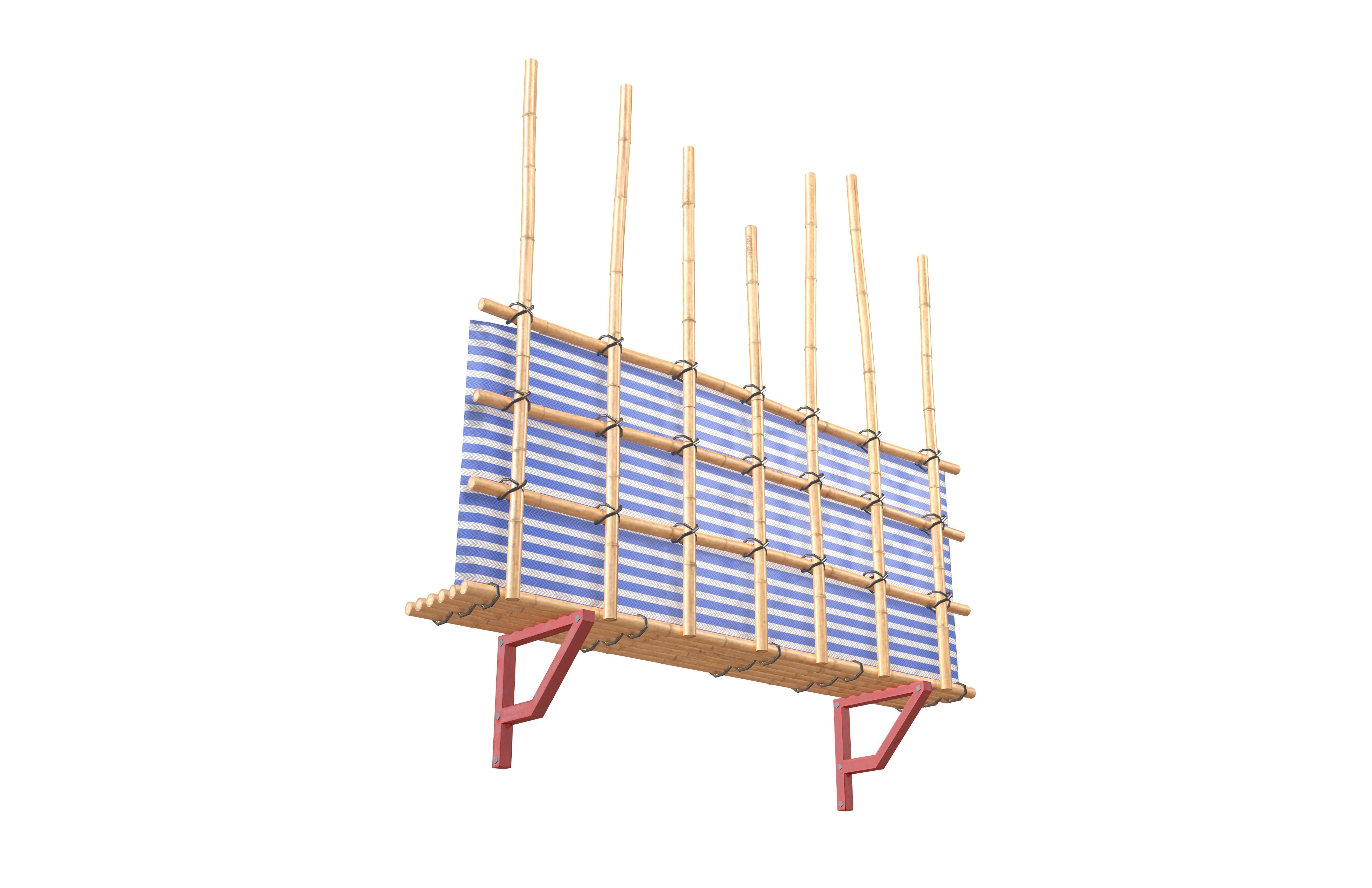 Scaffold v2 001 Low-poly 3D model_3