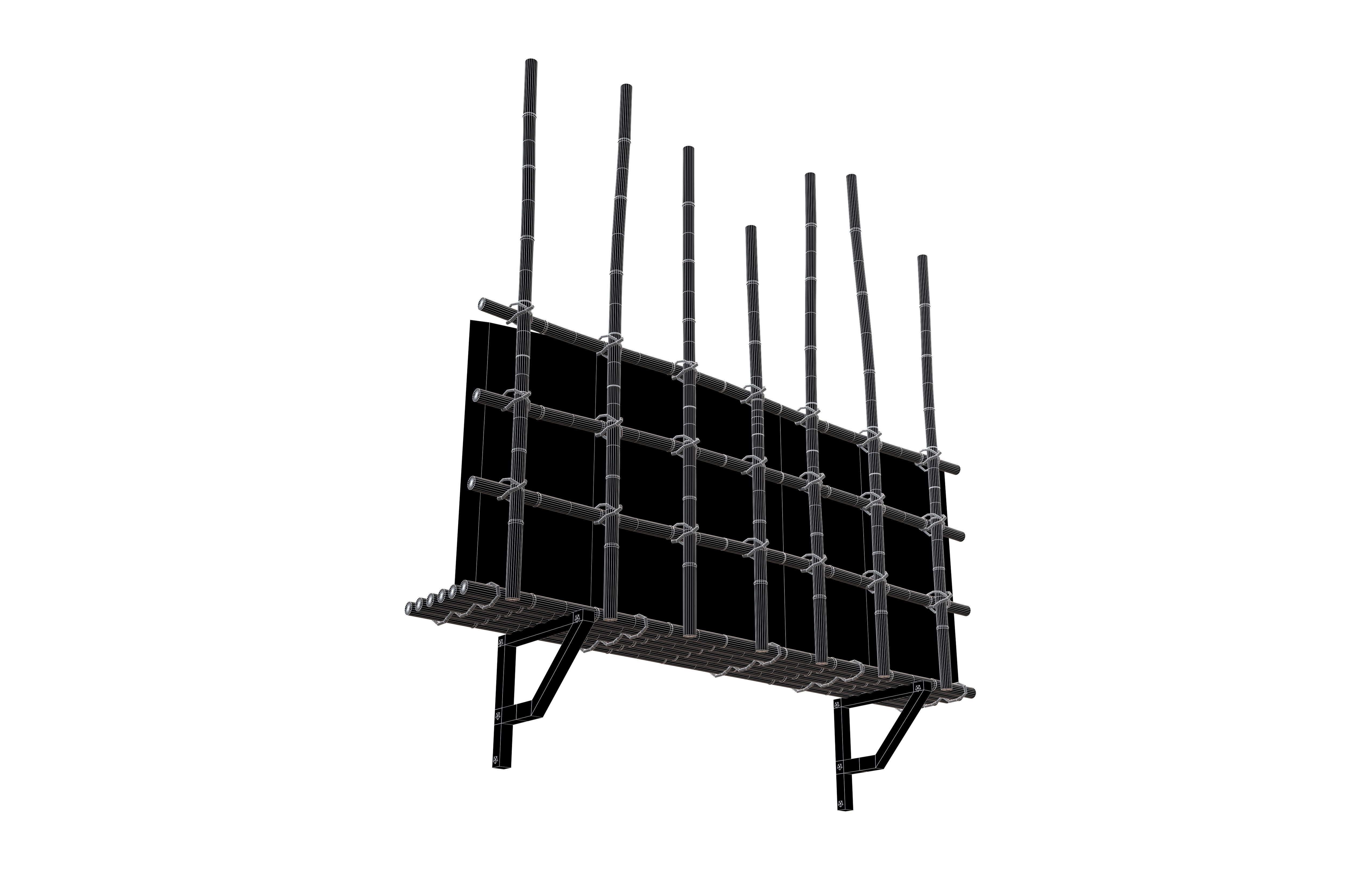 Scaffold v2 001 Low-poly 3D model_6