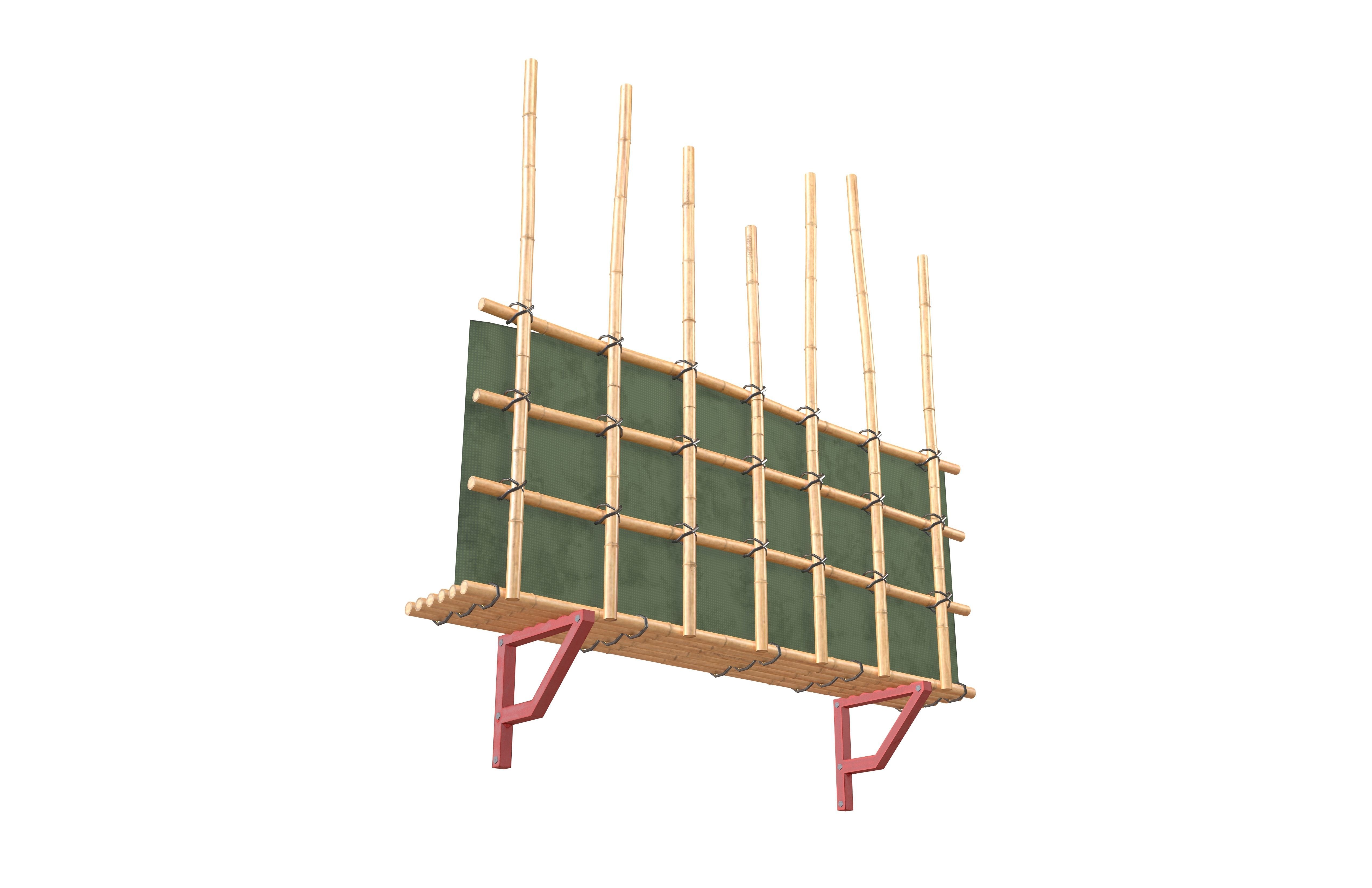 Scaffold v2 002 Low-poly 3D model_3