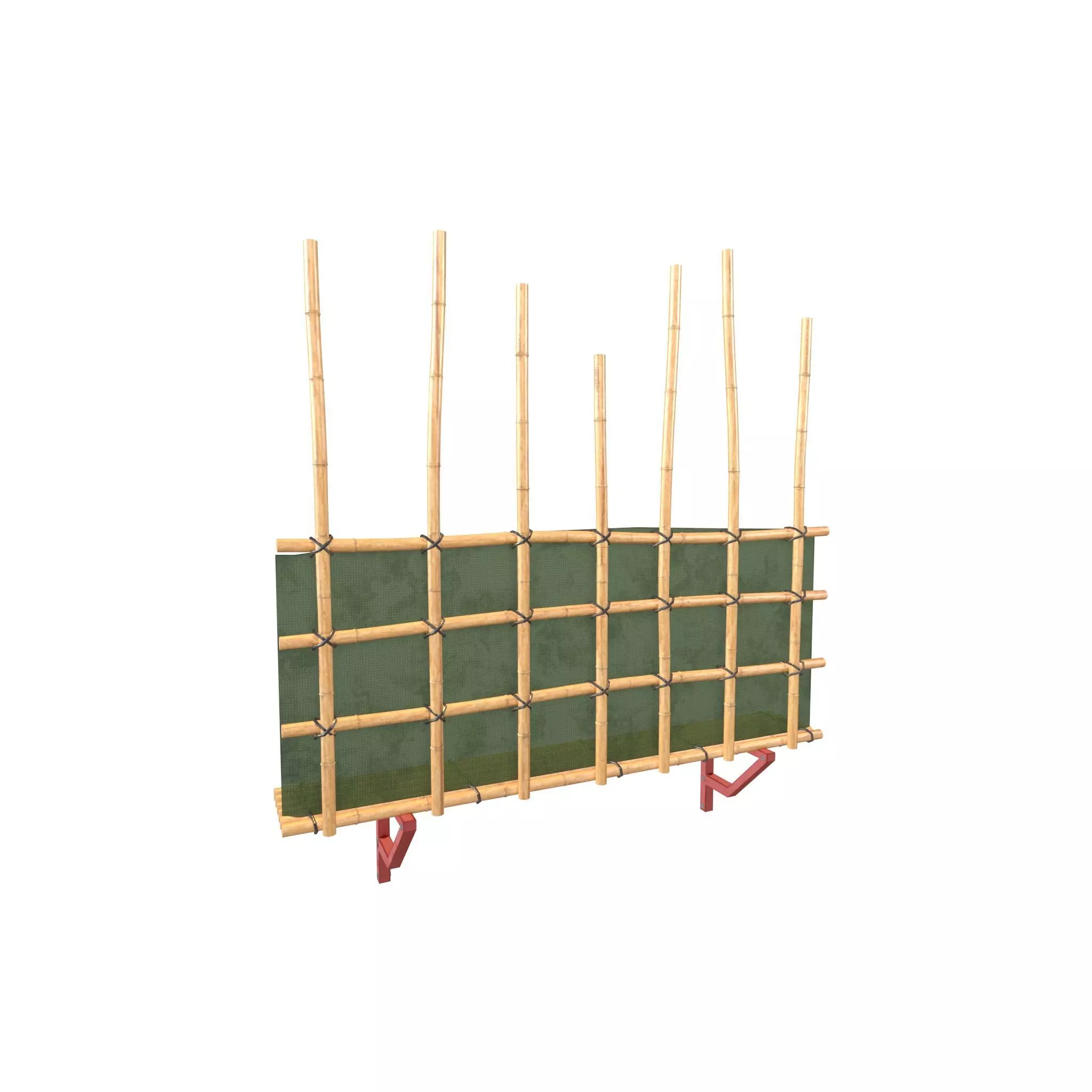 Scaffold v2 002 Low-poly 3D model_0