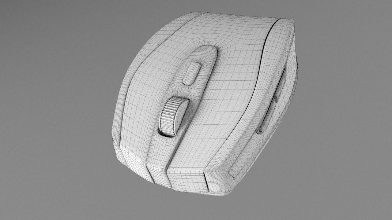 Hype Wireless Mouse 3D model_7
