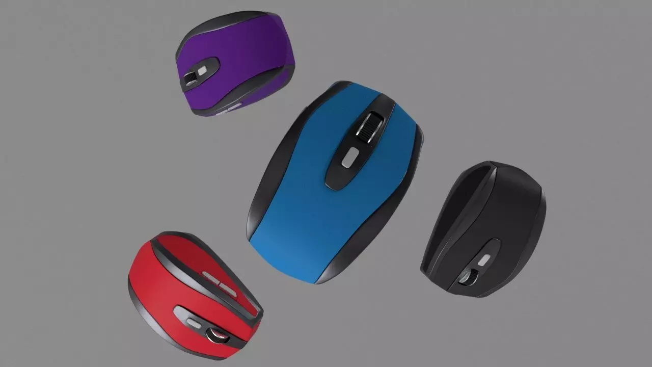 Hype Wireless Mouse 3D model_0