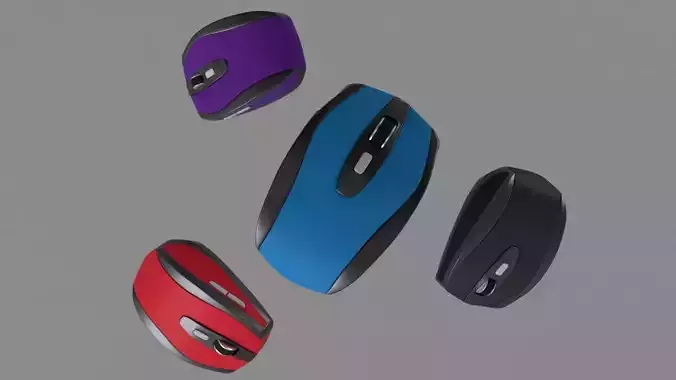 Hype Wireless Mouse 3D model