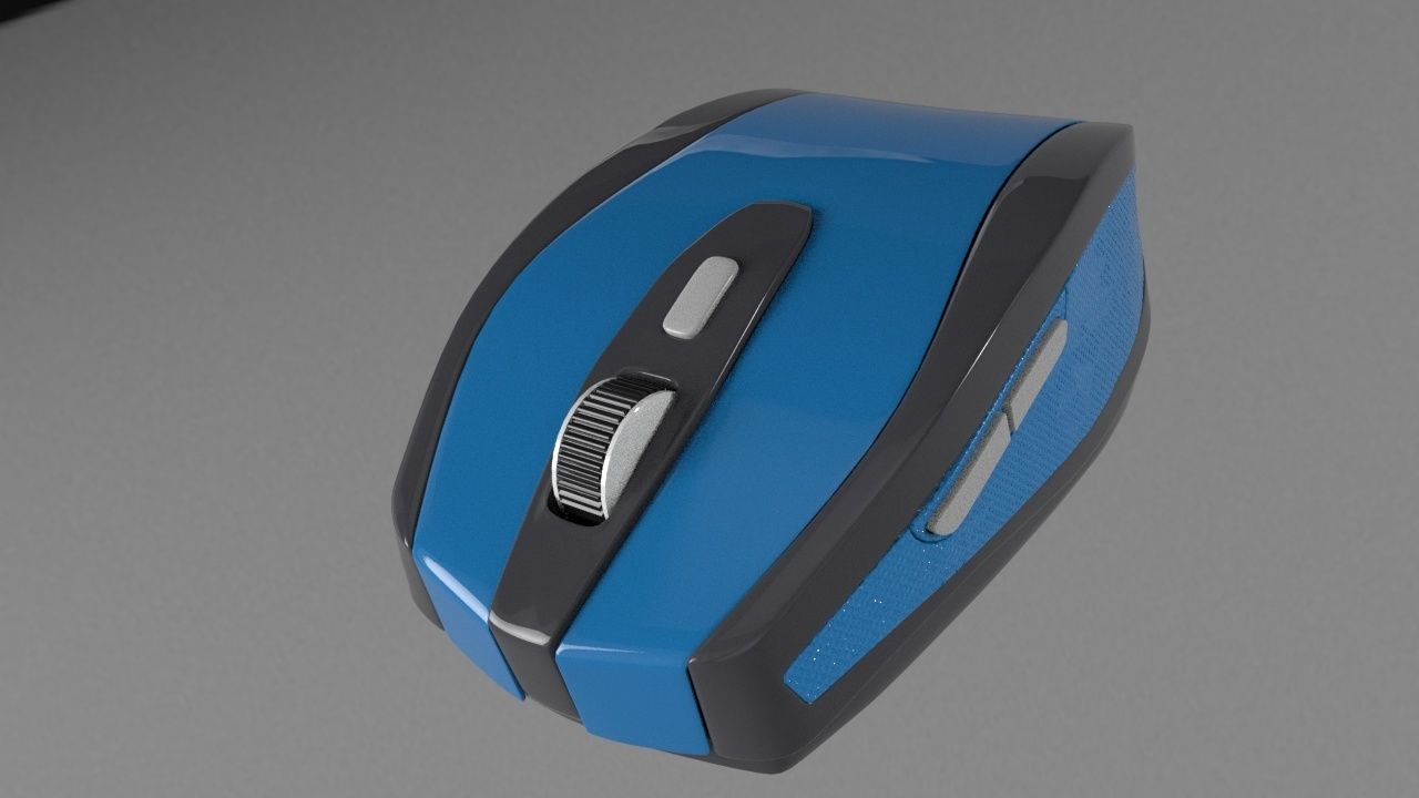 Hype Wireless Mouse 3D model_6
