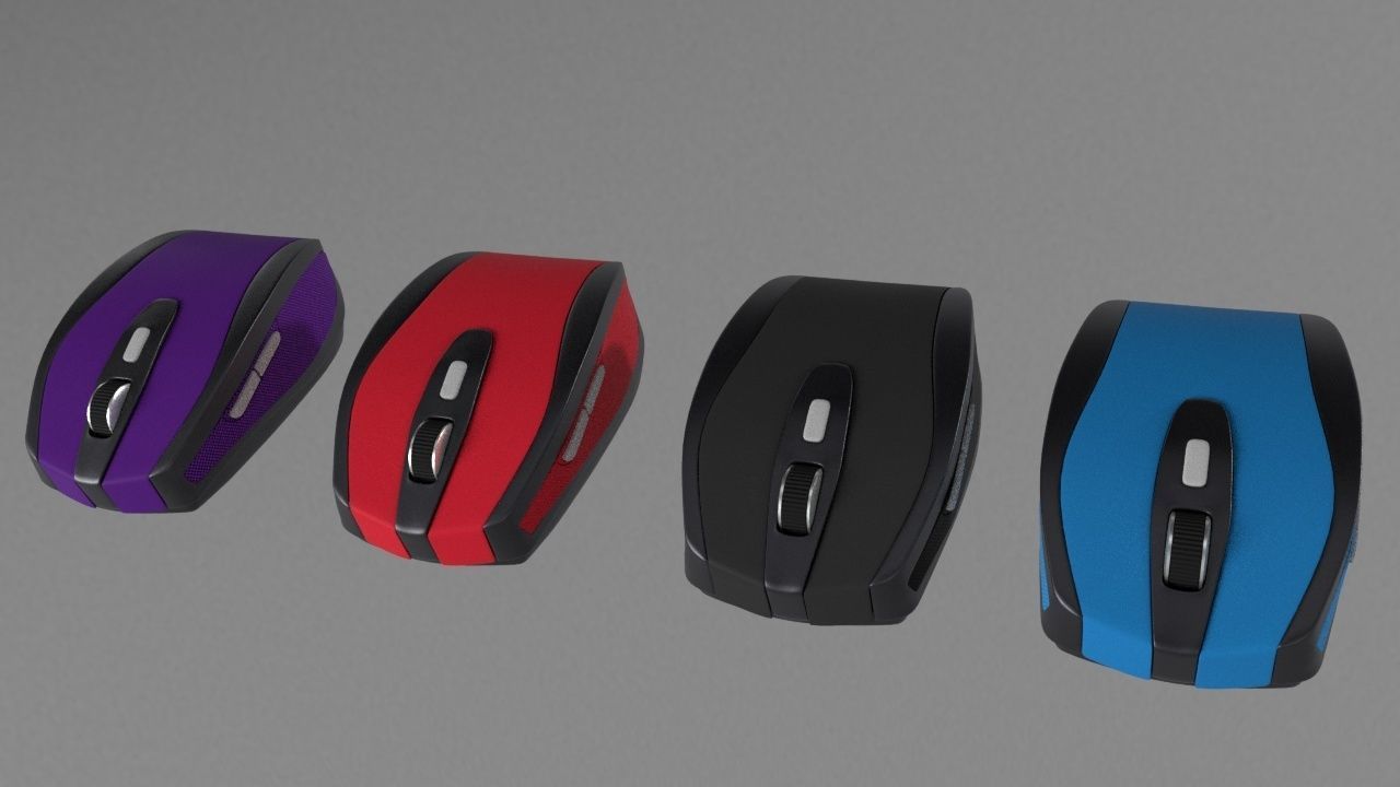 Hype Wireless Mouse 3D model_1
