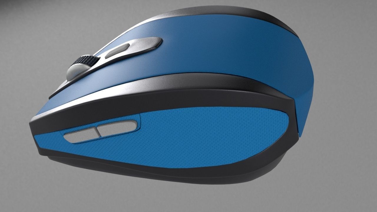 Hype Wireless Mouse 3D model_5