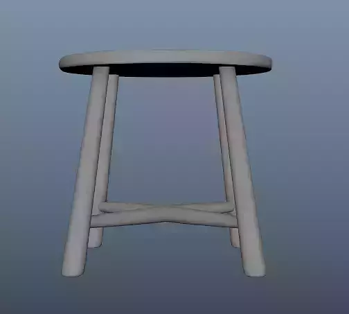 A Stool with round top