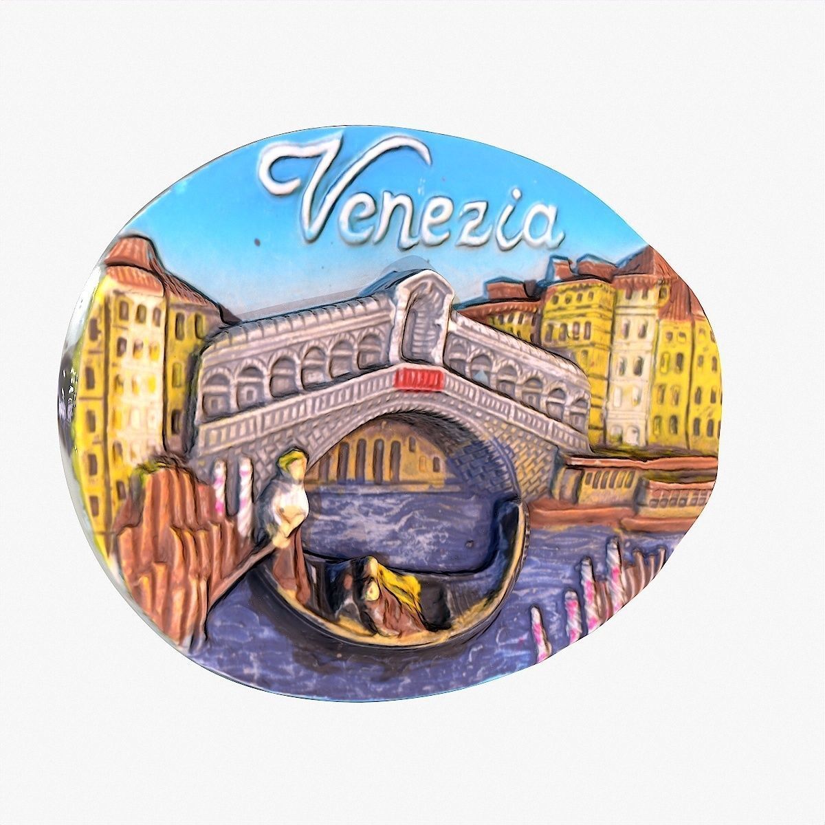 3D model Venezia 01 Venice Italy souvenir fridge VR / AR / low
