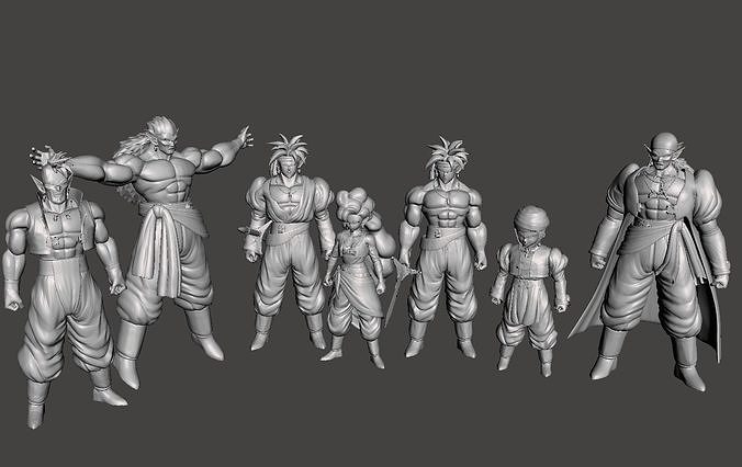 Full Bojack team 3D Model 3D print model