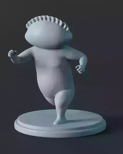 Running Gyoza Fairy  3D print model