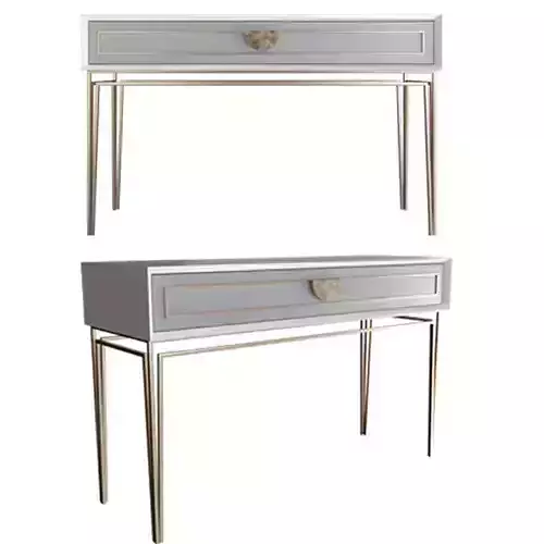 consol two console tables with drawers