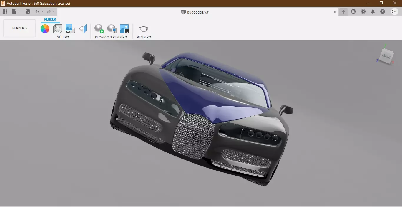 car model bugatti veyron software Free 3D model