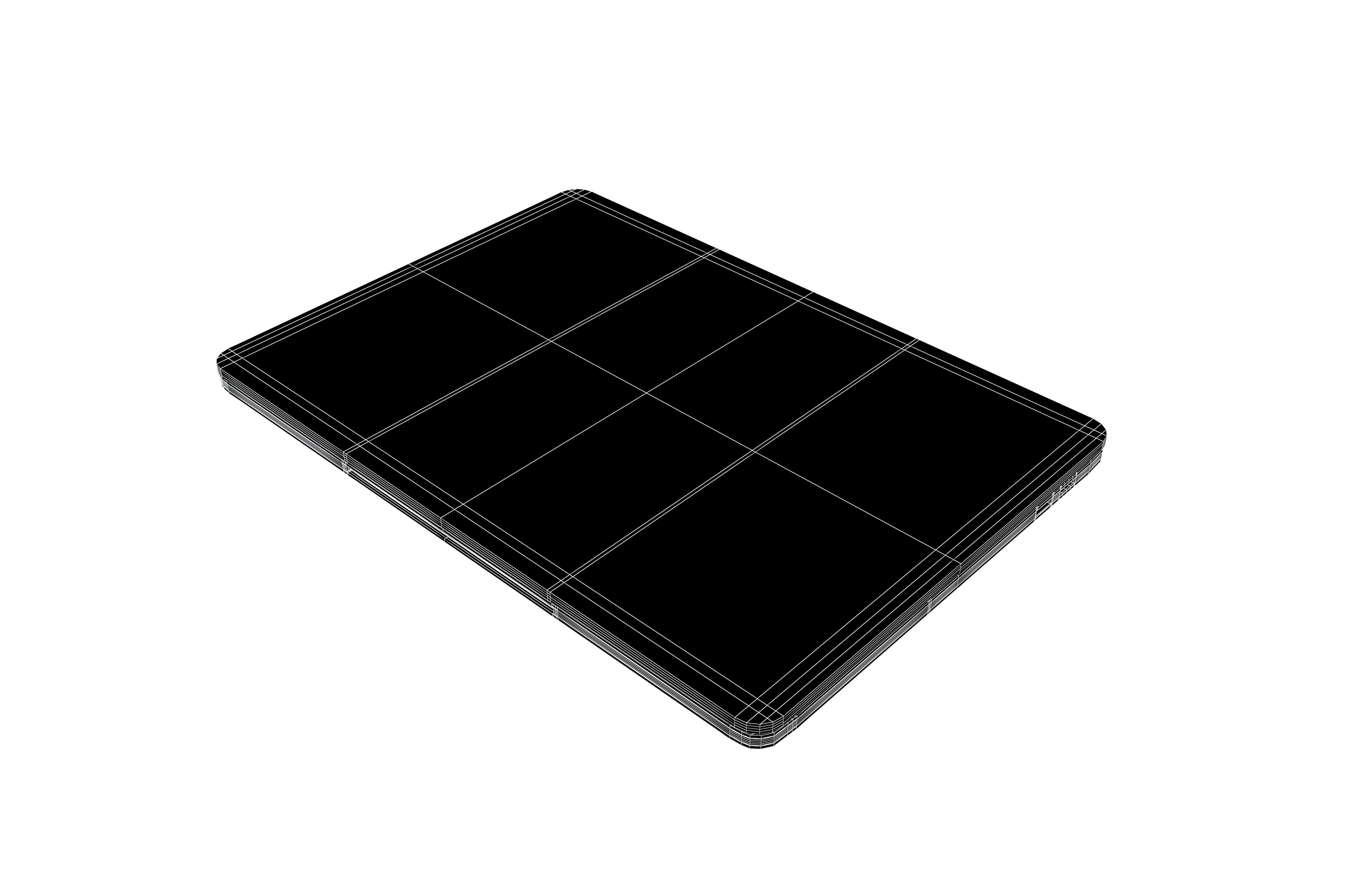 Laptop Close Mockup v1 003 Low-poly 3D model_6