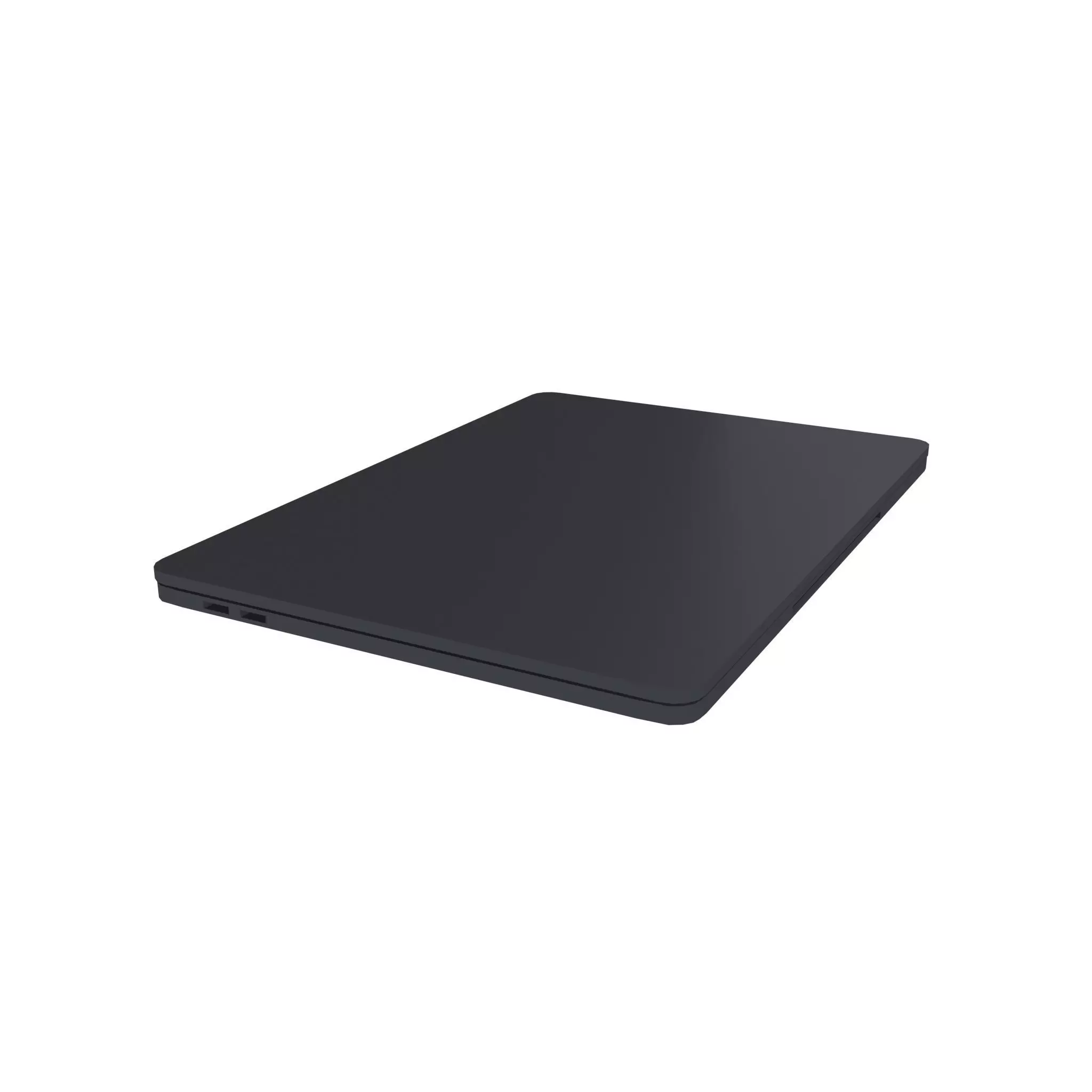 Laptop Close Mockup v1 003 Low-poly 3D model_0